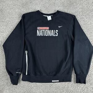 Nike Nationals Sweatshirt Mens Small Dri-Fit SC Next Crew Pullover Chipotle